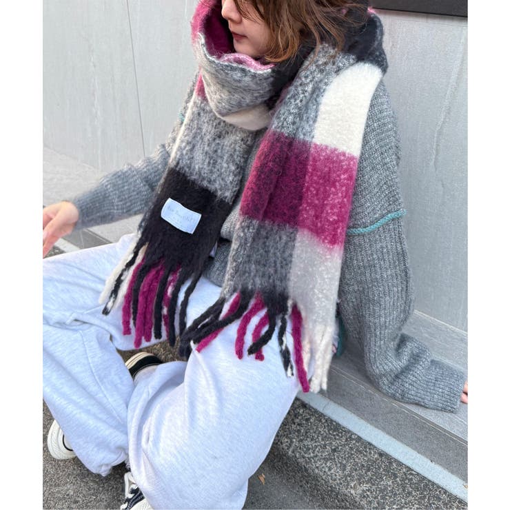 バルキーフリンジマフラー | Lbc with Life | 詳細画像33 