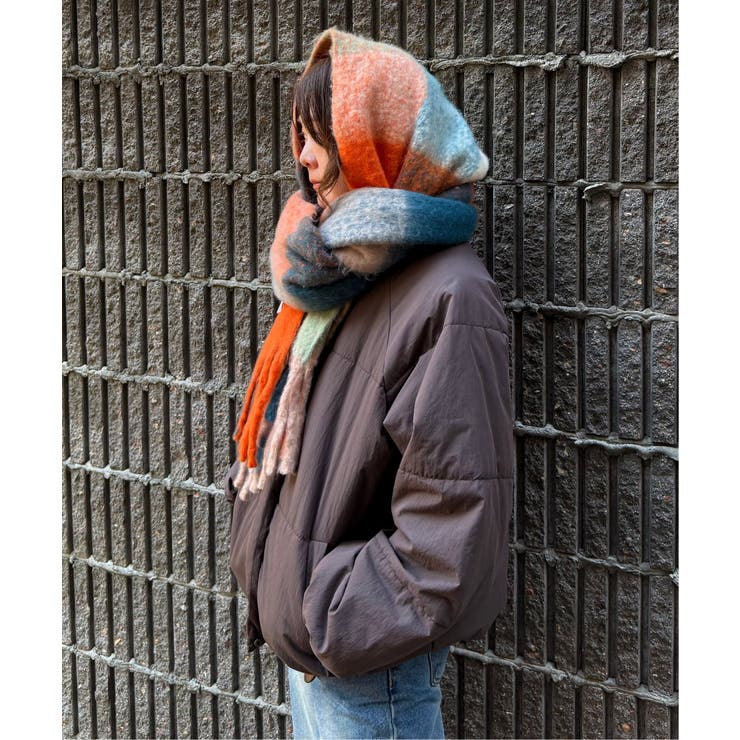 オレンジケイ | バルキーフリンジマフラー | Lbc with Life