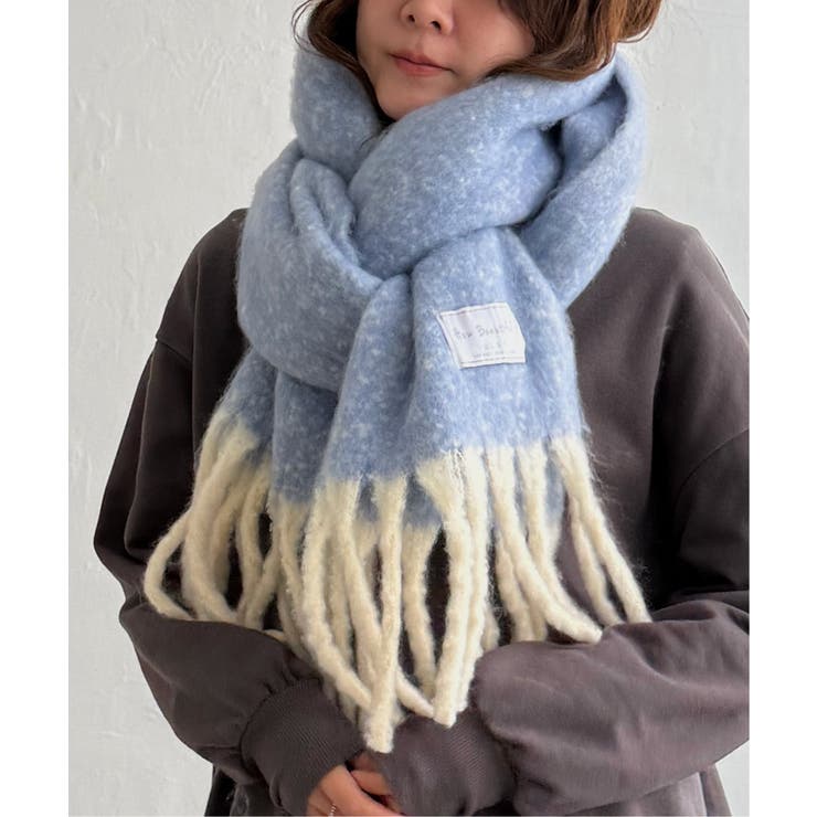 バルキーフリンジマフラー | Lbc with Life | 詳細画像1 