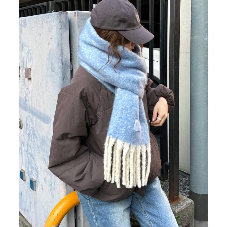 バルキーフリンジマフラー | Lbc with Life | 詳細画像3 