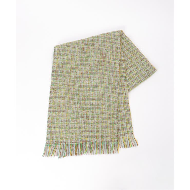 グリーン | MIX織 細幅マフラー | Lbc with Life