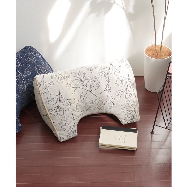 オフホワイト | シェニールジャガードよりかかりクッション | Lbc with Life