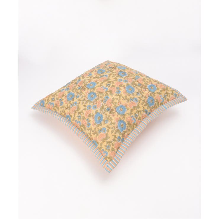 イエロー | クッションカバーカリーノブロック | Lbc with Life