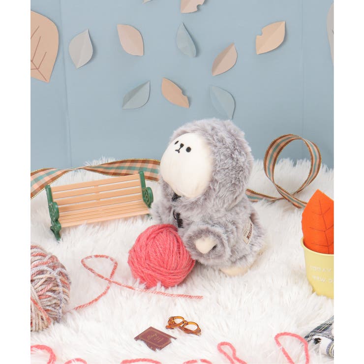 グレー | PLUFFY かぶりもの ふわもこパーカー | Lbc with Life