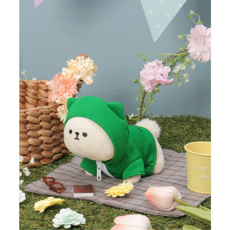 グリーン | PLUFFY かぶりもの カレッジパーカー | Lbc with Life