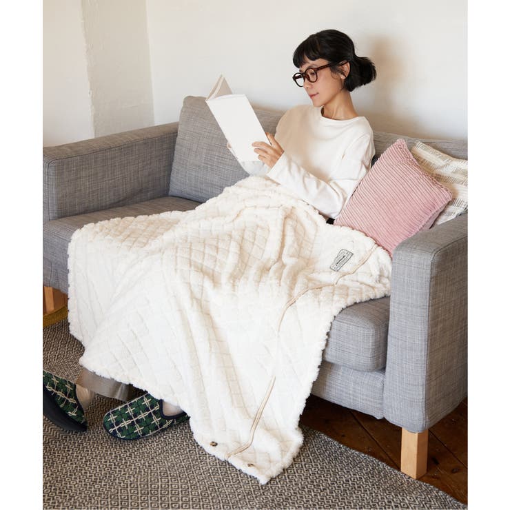 オフホワイト | キルンケットブランケットＬ | Lbc with Life