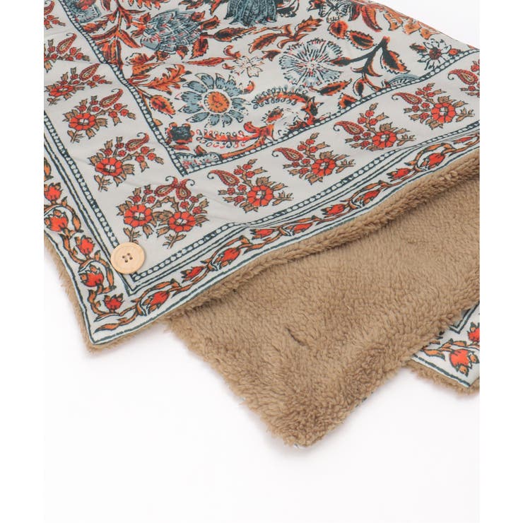 ブラウン | ブランケットブルームブロックプリント | Lbc with Life