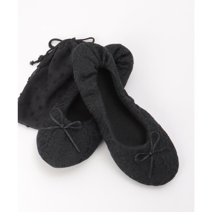 ブラック | 折りたたみスリッパ | Lbc with Life