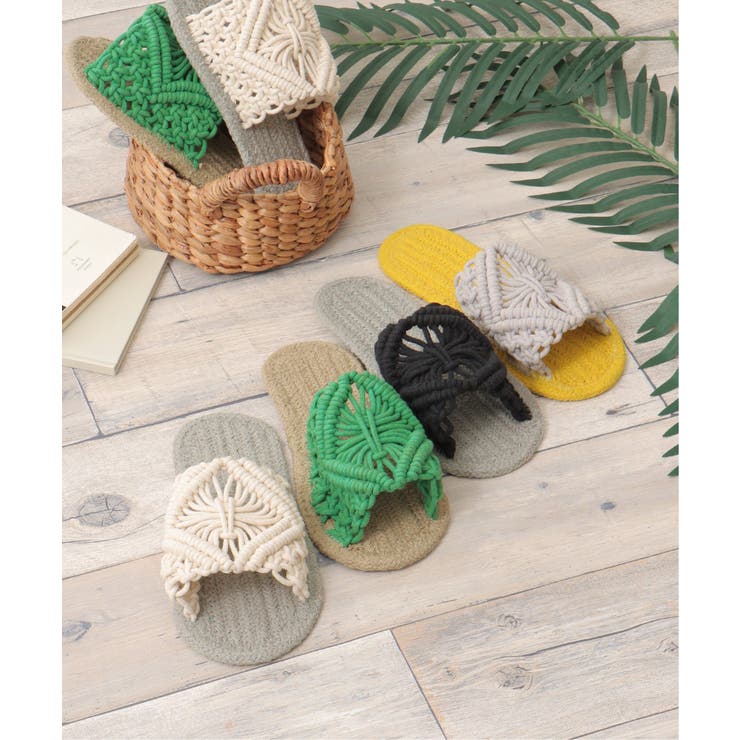 マクラメコットンサンダル | Lbc with Life | 詳細画像1