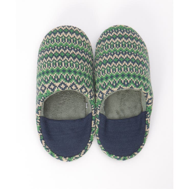 グリーン | ニットルームシューズ 25 | Lbc with Life