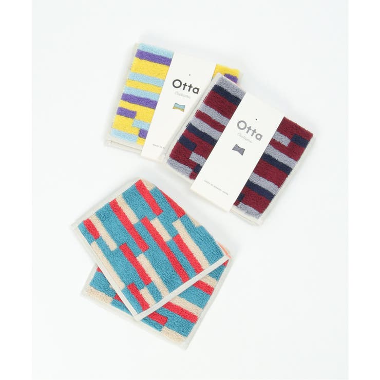 Otta オッタ シマキカ柄2つ折りハンカチ | Lbc with Life | 詳細画像1 