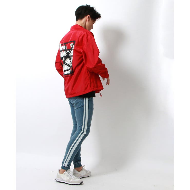 バックプリントコーチJKT[品番：IKAW0005573]｜VENCE share style【MEN