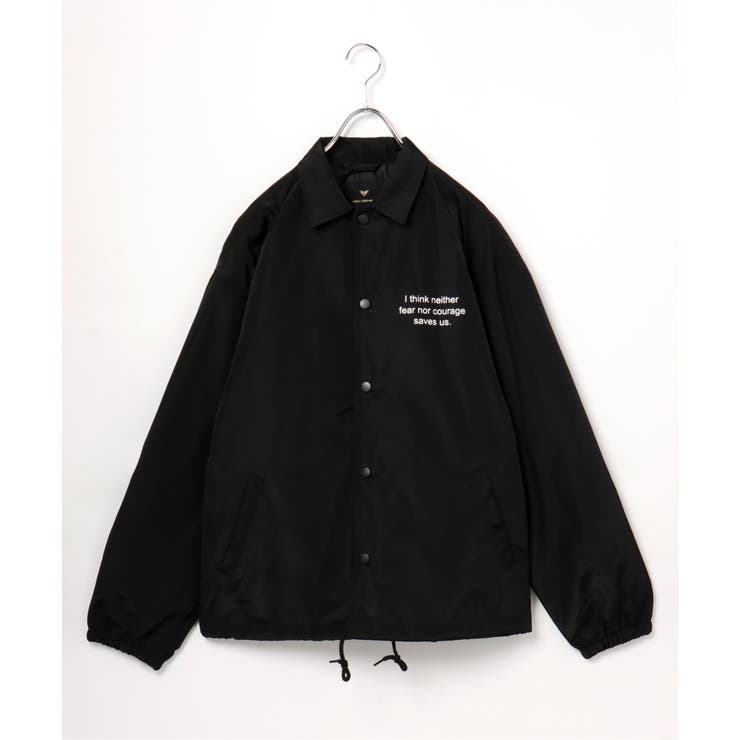 転写プリント中綿コーチジャケット[品番：IKAW0011516]｜VENCE