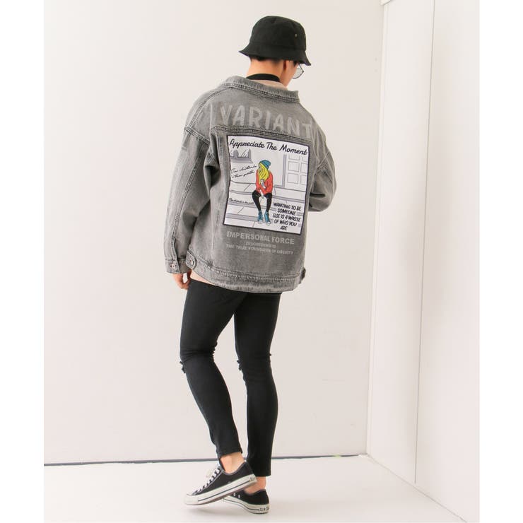 バックプリントビッグGジャン[品番：IKAW0011534]｜VENCE share style