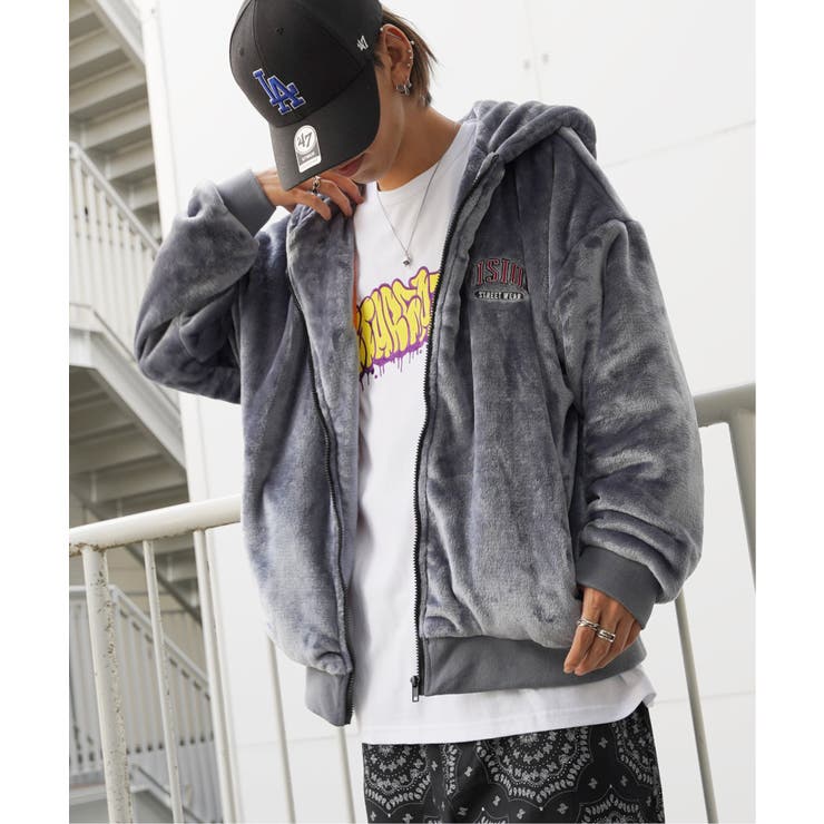 VISION STREET WEAR フェイクファーフードブルゾン[品番：IKAW0015186]｜VENCE share  style【MEN】（ヴァンスシェアスタイル）のメンズファッション通販｜SHOPLIST（ショップリスト）