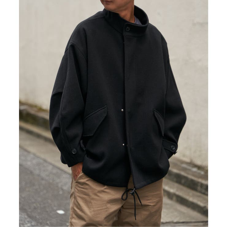 メルトンショートモッズコート | VENCE share style【MEN】 | 詳細画像12 