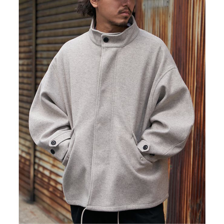 メルトンショートモッズコート | VENCE share style【MEN】 | 詳細画像1 