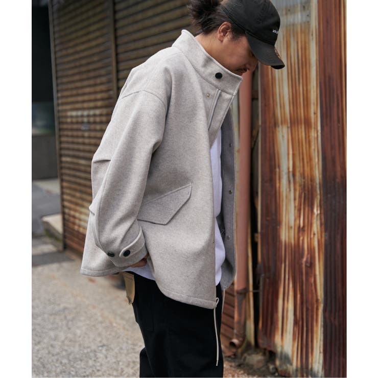 メルトンショートモッズコート | VENCE share style【MEN】 | 詳細画像3 