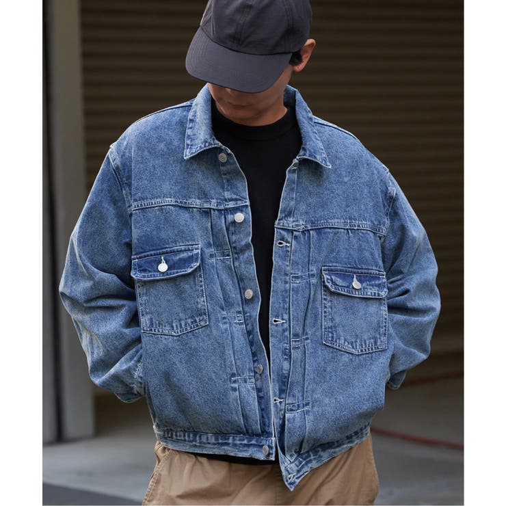 ターコイズブルー | デニムジャケット | VENCE share style【MEN】