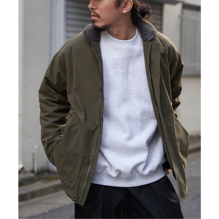 襟ボアN-1デッキジャケット | VENCE share style【MEN】 | 詳細画像17 