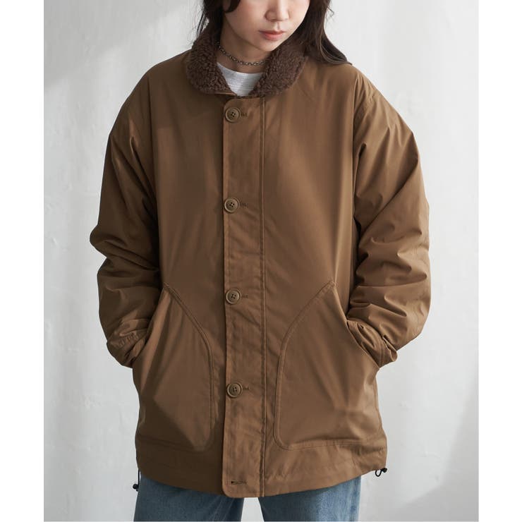 襟ボアN-1デッキジャケット | VENCE share style【MEN】 | 詳細画像5 