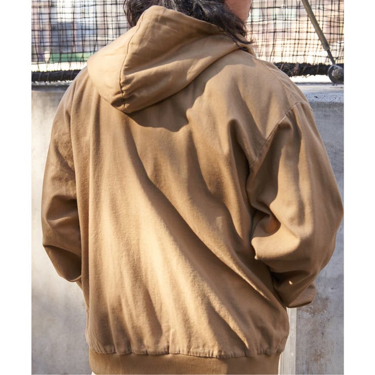 デニム・キャンバスフルジップパーカー | VENCE share style【MEN】 | 詳細画像19 