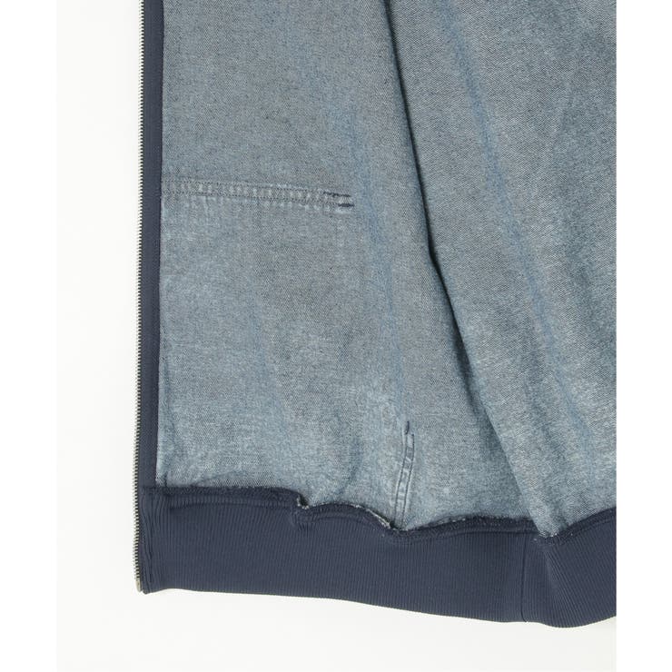 デニム・キャンバスフルジップパーカー | VENCE share style【MEN】 | 詳細画像38 