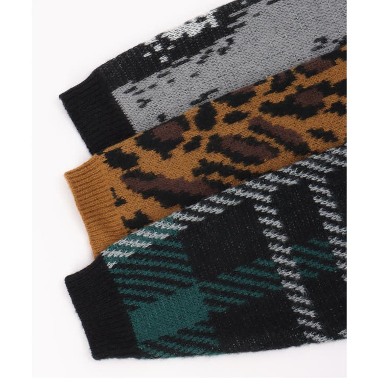 総柄ニットVカーディガン | VENCE share style【MEN】 | 詳細画像9 