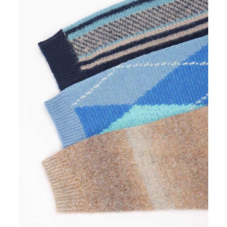 総柄ニットVカーディガン | VENCE share style【MEN】 | 詳細画像10 