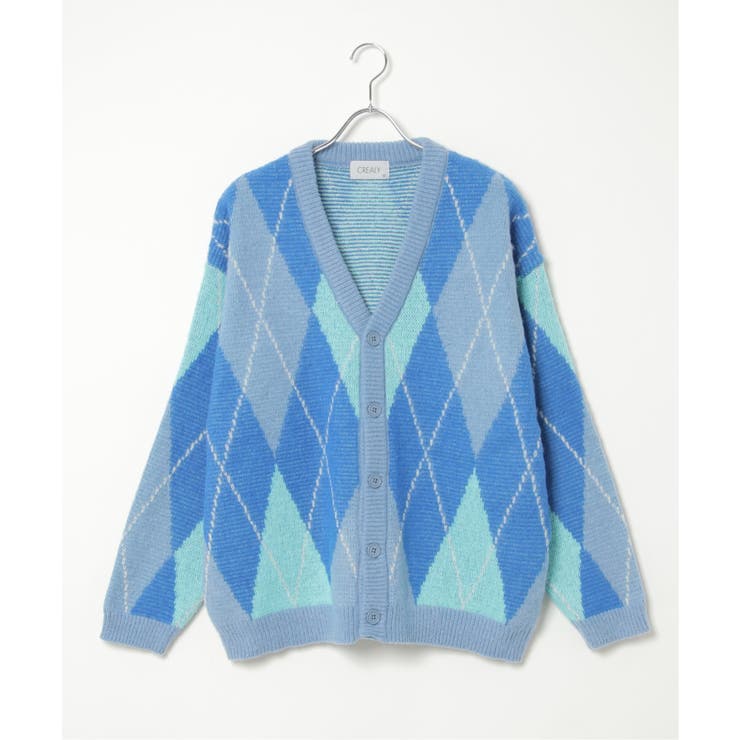 総柄ニットVカーディガン | VENCE share style【MEN】 | 詳細画像16 