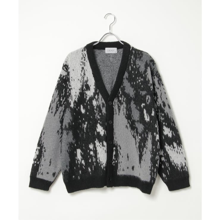 総柄ニットVカーディガン | VENCE share style【MEN】 | 詳細画像21 