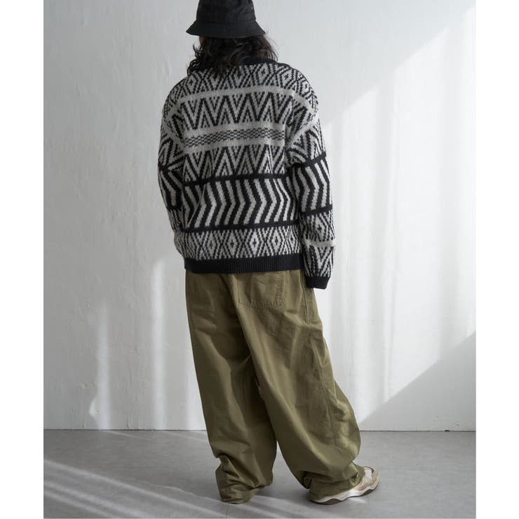 総柄ニットVカーディガン | VENCE share style【MEN】 | 詳細画像22 