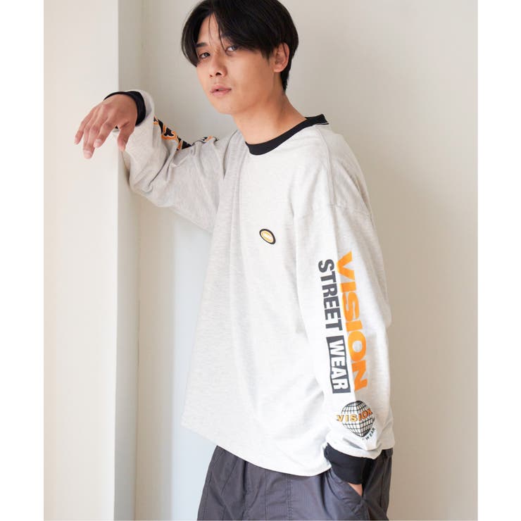 VISION STREET WEAR ビジョンストリート 袖プリントロンT[品番：IKAW0018188]｜VENCE share  style【MEN】（ヴァンスシェアスタイル）のメンズファッション通販｜SHOPLIST（ショップリスト）