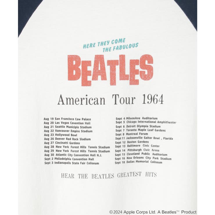 【別注】THE BEATLES ザ ビートルズ ツアーラグランロンT | VENCE share style【MEN】 | 詳細画像28 