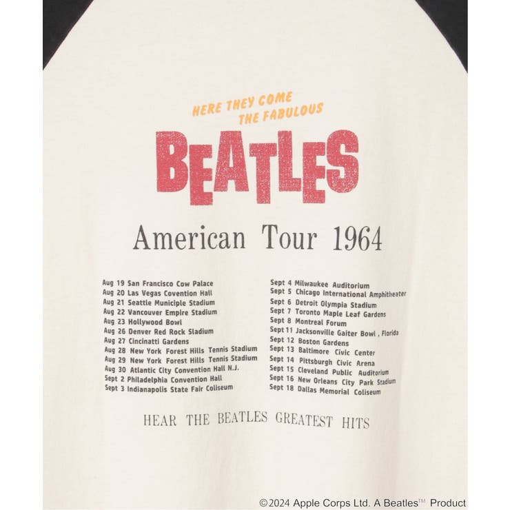 【別注】THE BEATLES ザ ビートルズ ツアーラグランロンT | VENCE share style【MEN】 | 詳細画像29 