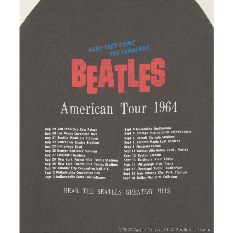 【別注】THE BEATLES ザ ビートルズ ツアーラグランロンT | VENCE share style【MEN】 | 詳細画像30 