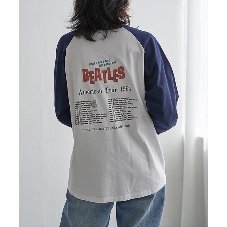【別注】THE BEATLES ザ ビートルズ ツアーラグランロンT | VENCE share style【MEN】 | 詳細画像2 
