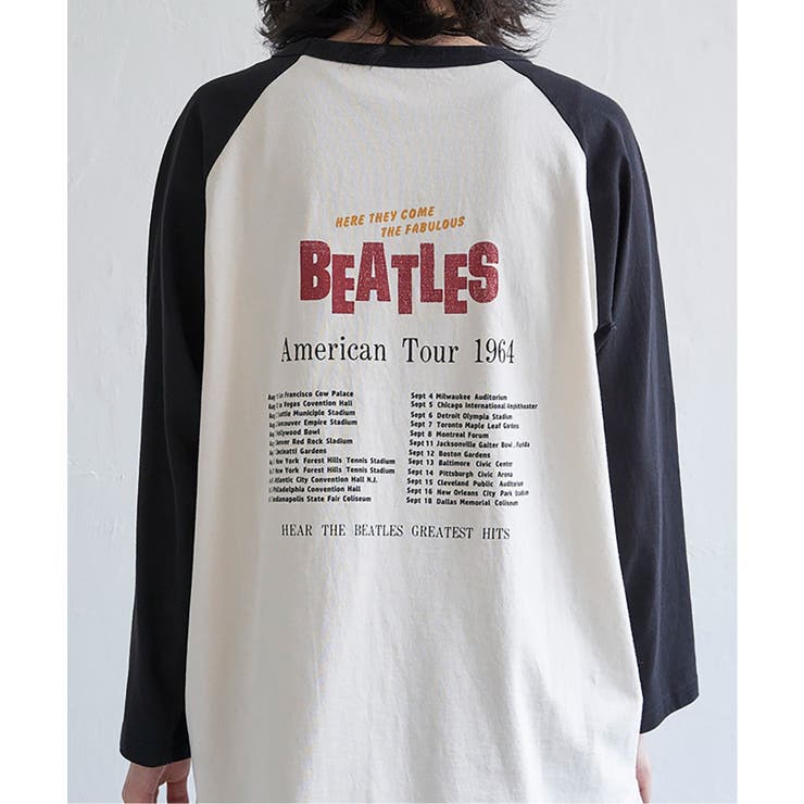 【別注】THE BEATLES ザ ビートルズ ツアーラグランロンT | VENCE share style【MEN】 | 詳細画像4 