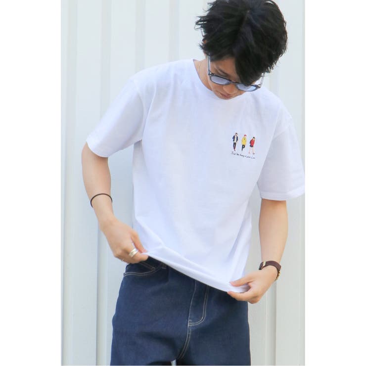 MEDM Tシャツ 4色 綿 刺繍 デザイン 人気 カジュアル 男女兼用 7.4oz WHAT'S NEW刺繍Tee | ジムマスター（gym master）公式通販