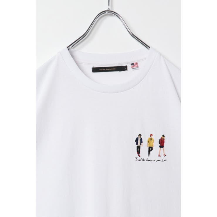 人刺繍Tシャツ[品番：IKAW0008965]｜VENCE share style【MEN ...