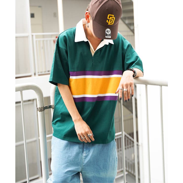 パネル切り替えラガーシャツ[品番：IKAW0013247]｜VENCE share style