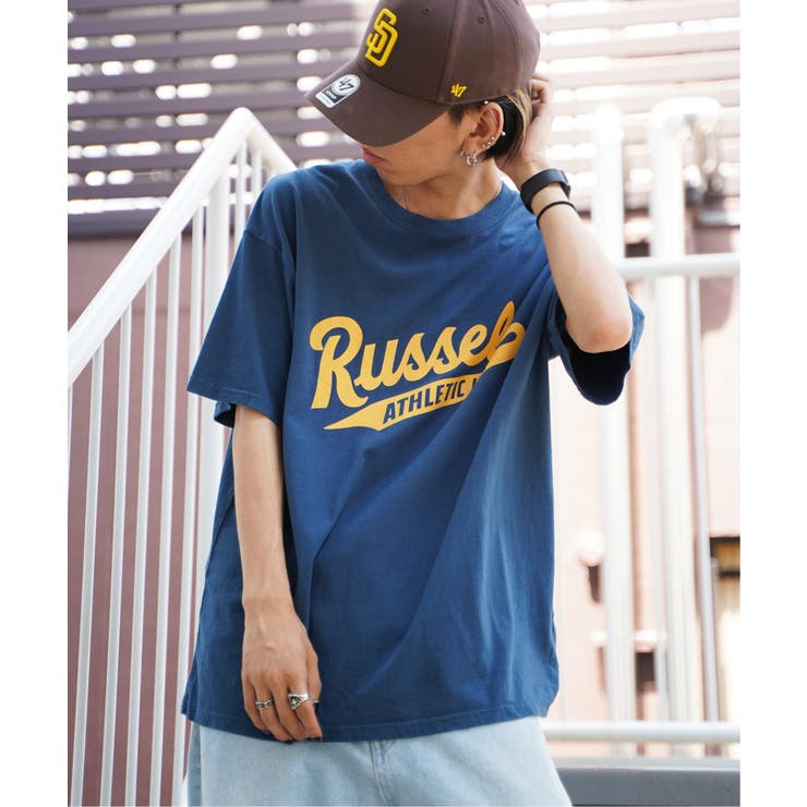 RUSSELL ATHLETIC ラッセルアスレチック フロントロゴTシャツ