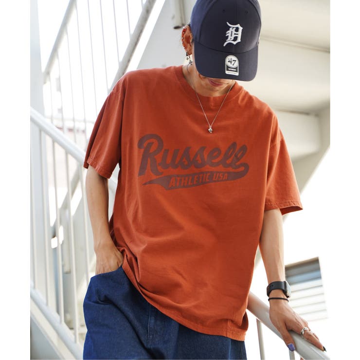 RUSSELL ATHLETIC ラッセルアスレチック フロントロゴTシャツ[品番