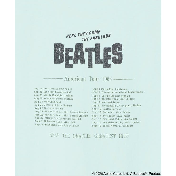 THE BEATLES ザ ビートルズ ツアープリントTシャツ | VENCE share style【MEN】 | 詳細画像34 