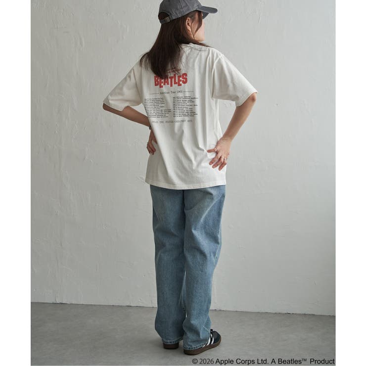 THE BEATLES ザ ビートルズ ツアープリントTシャツ | VENCE share style【MEN】 | 詳細画像3 