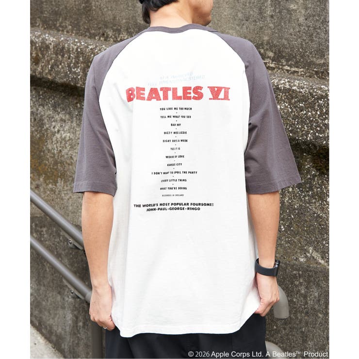 THE BEATLES ザ ビートルズ レコードラグランTシャツ | VENCE share style【MEN】 | 詳細画像16 