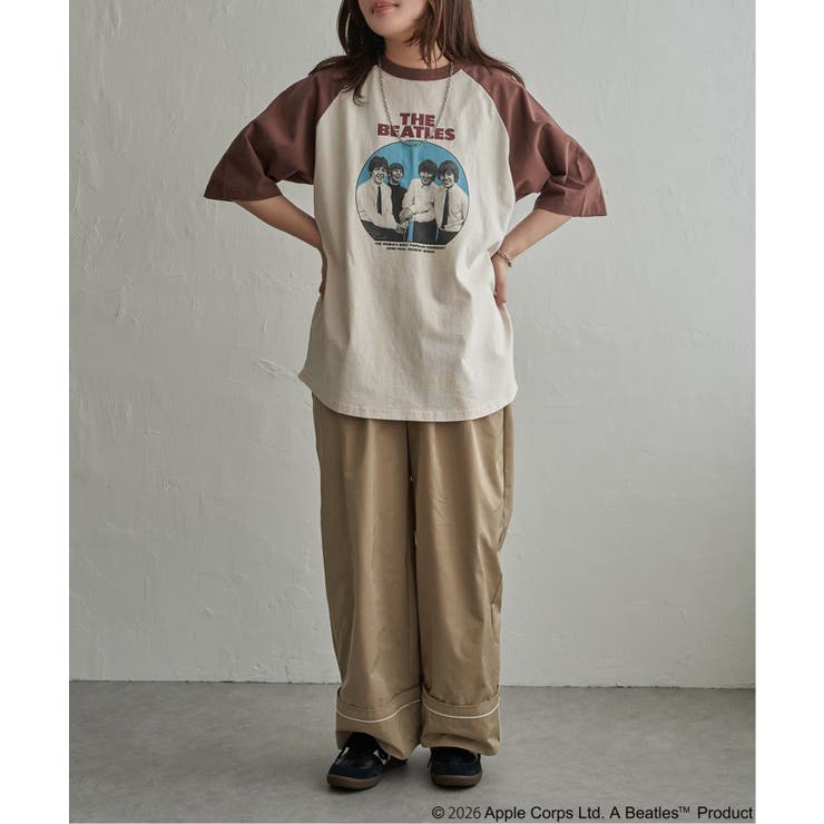 THE BEATLES ザ ビートルズ レコードラグランTシャツ | VENCE share style【MEN】 | 詳細画像2 