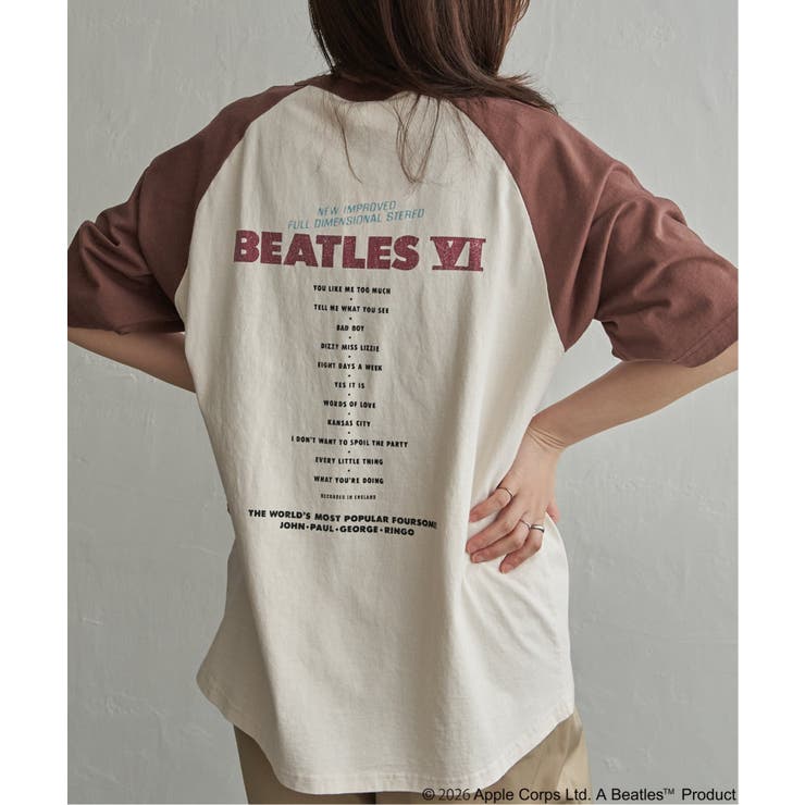 THE BEATLES ザ ビートルズ レコードラグランTシャツ | VENCE share style【MEN】 | 詳細画像5 