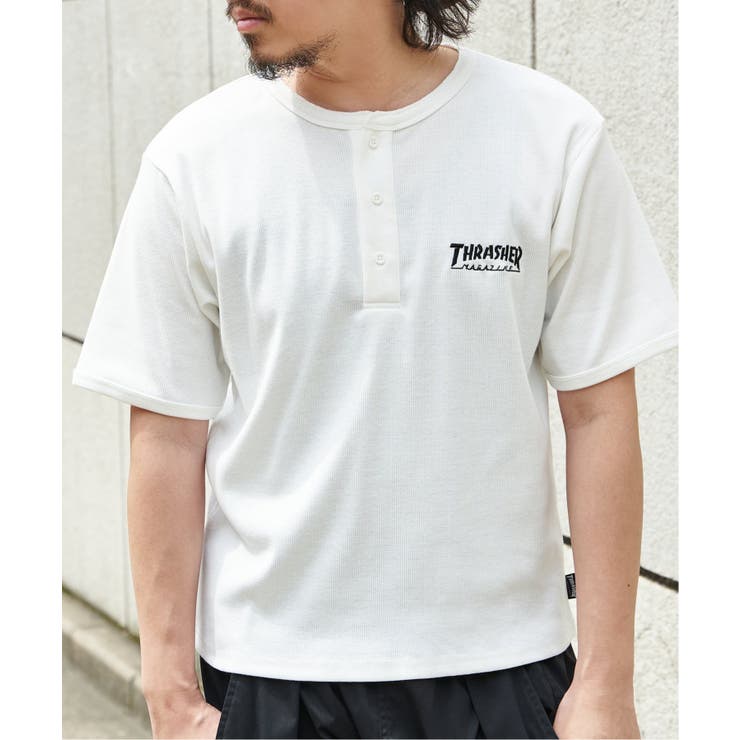 【THRASHER ／スラッシャー】 リブヘンリーネックTシャツ | VENCE share style【MEN】 | 詳細画像8 