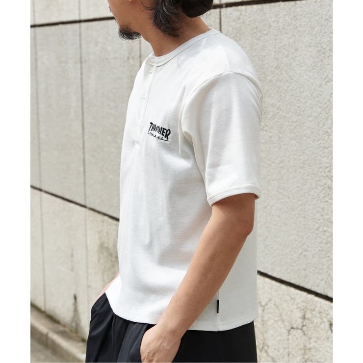 【THRASHER ／スラッシャー】 リブヘンリーネックTシャツ | VENCE share style【MEN】 | 詳細画像9 